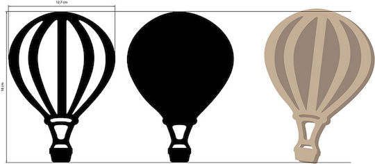 Designuri Decorative Mdf Stamperia Balon cu Aer Cald