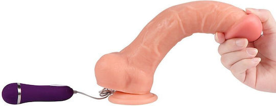 Shequ Apolo Ρεαλιστικός Δονητής με Remote Control Flesh