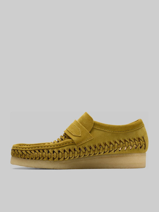 Wbloafer Weave Men's Suede Moccasins Green