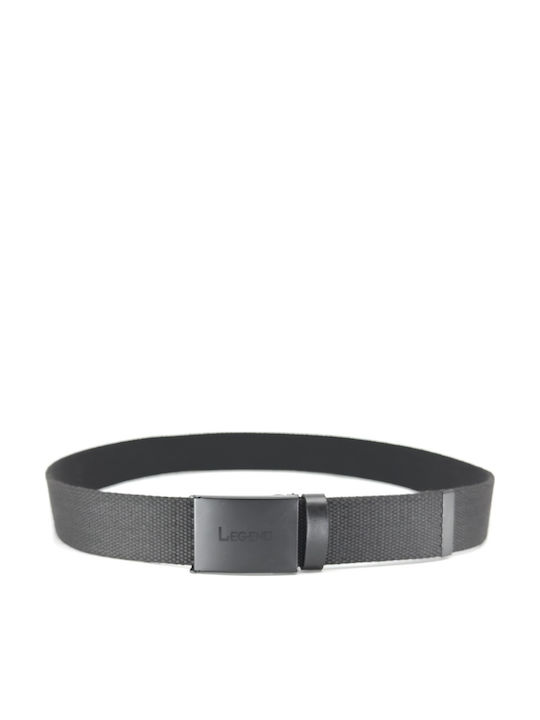 Men's Belt Fabric Black