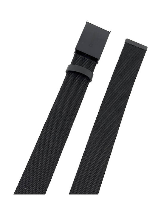 Men's Belt Fabric Black