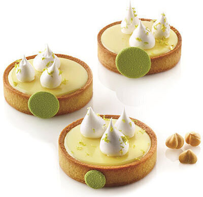 Silikomart Round Cake Ring 8cm Set of 6