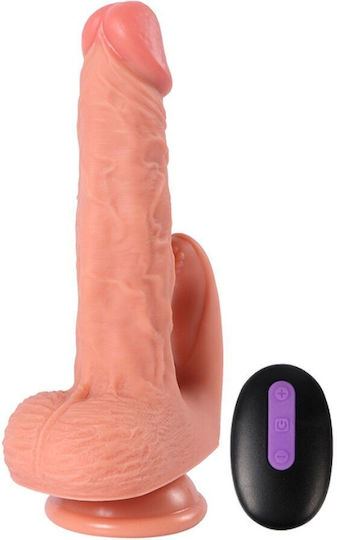 Shequ Hayden Realistic Vibrator with Remote Control 16cm Flesh