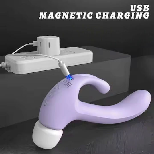 Chicret Aurora Doppelter Vibrator 22cm Flieder