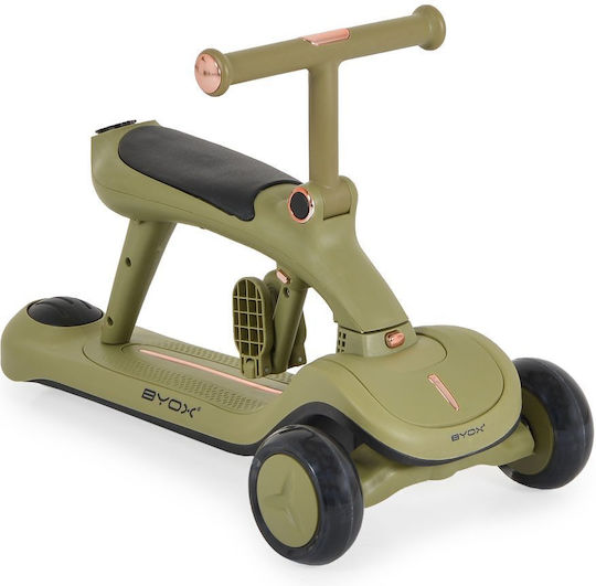 Byox Παιδικό Πατίνι Cornet 6 in 1 Τρίτροχο με Κάθισμα Πράσινο