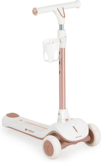 Byox Kids Scooter Foldable Cornet 6 in 1 3-Wheel with Seat White