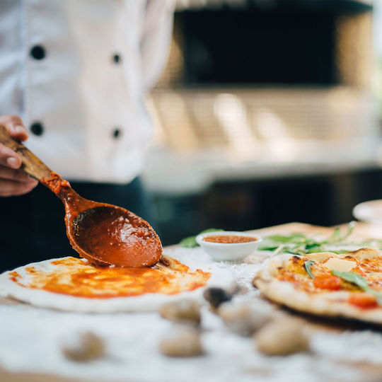 Relaxdays Tăvi de copt pentru pizza Aluminiu cu Strat Antiaderent