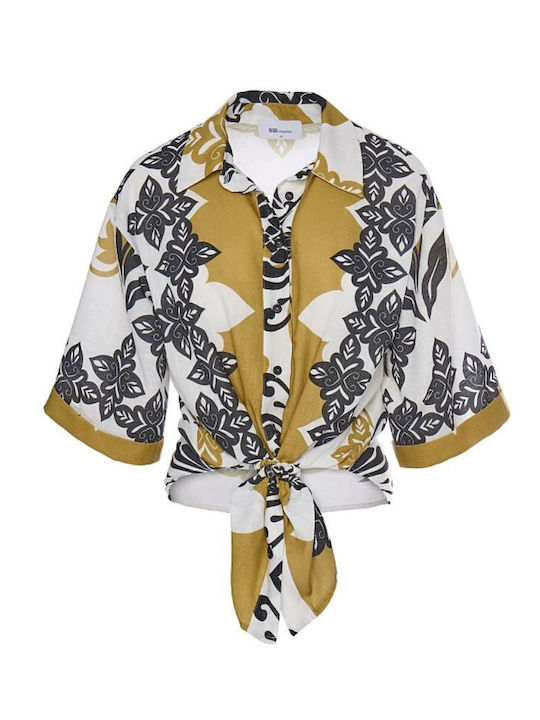Women's Short Sleeve Shirt Off-white