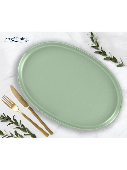 Heinner Yvonne Serving Platter Oval Green 30x20cm Heinner Yvonne Serving Platter Oval Green 30x20cm
