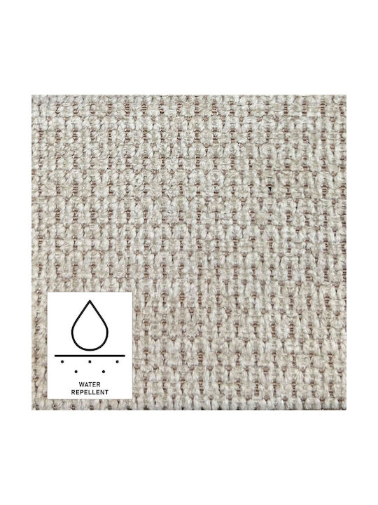 Massimo Corner Couch with Left Corner Beige 289x229x107 cm