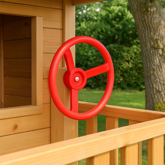 Children's Wooden Tower and Swing Steering Wheel 53142