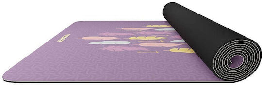 RDX Covor de exerciții fizice Yoga Violet