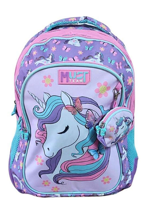 Must Lovely Unicorn Elementary School Backpack 3 Compartments 000586281