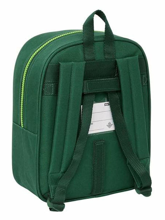 School Bag with Wheels Real Betis Balompié Green 22 X 27 X 10 Cm