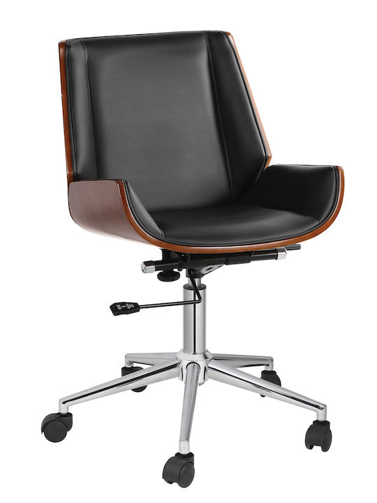 Woodwell BF9860 Директорски Офис Стол с Наклон Черен