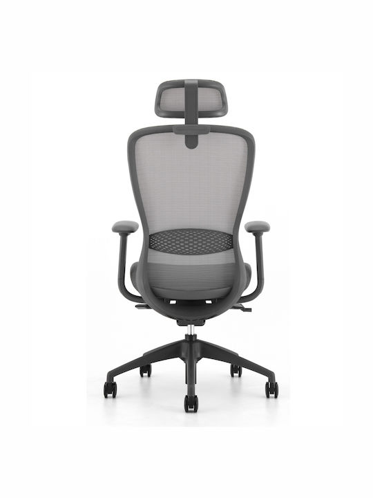 ErgoAction Action Chair VX Καρέκλα Γραφείου με Ρυθμιζόμενα Μπράτσα Grey / Σκούρο Γκρι