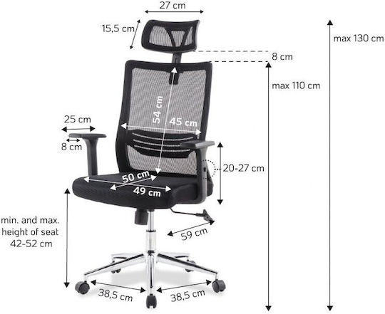 Techly Icact Mc021 Office Chair Black