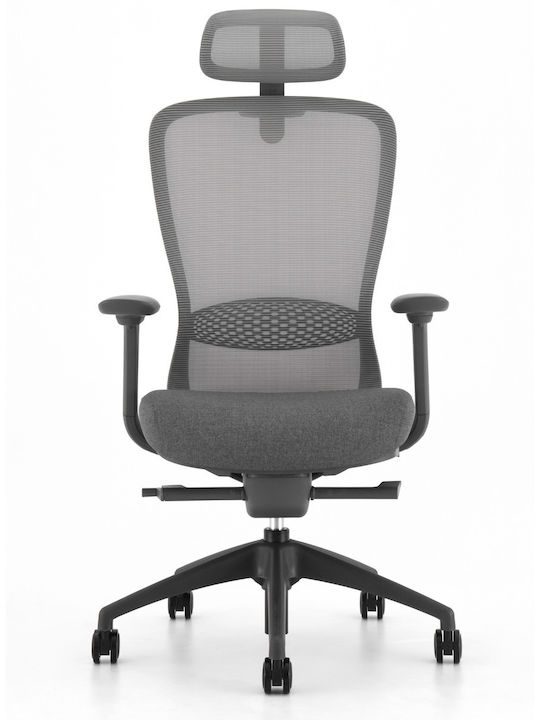 ErgoAction ErgoAction Action Chair VX Bürostuhl mit Einstellbaren Armen Grau / Gelb