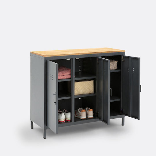 Шкаф Hiba Метал с 6 шкафчета 100x40x90бр