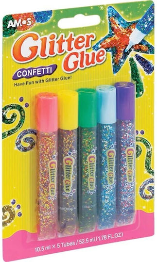 Amos Lipici Glitter Multicolor 10.5ml