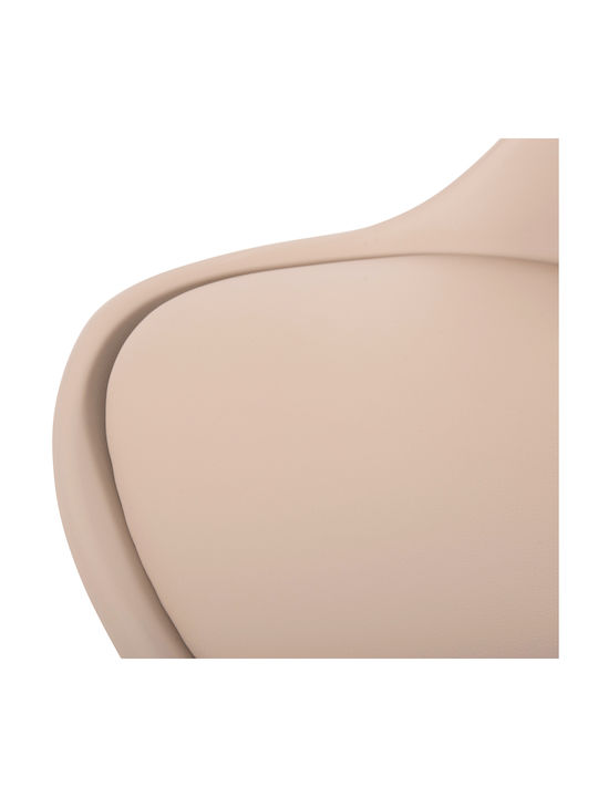 Vegas Kitchen Polypropylene Chair Cappuccino 48x52x81cm 4pcs