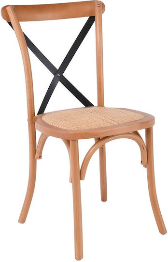 Destiny Dining Room Wooden Chair Natural 48x52x89cm