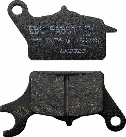 EBC Motorradbremsbeläge Vorderseite für Yamaha Z 125