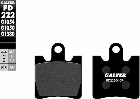 Galfer Motorradbremsbeläge Vorderseite für Sym GTS 250