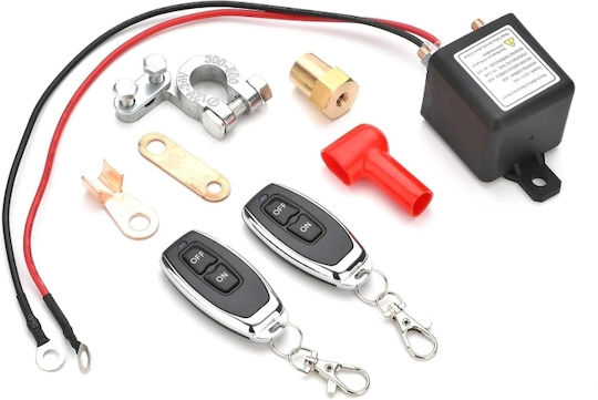 Battery Disconnect Switch Remote Control Prevents Battery Discharge High Security 12v 200a Suitable for Cars