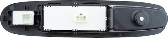 NTY Fensterheberschalter Auto für Fiat Punkt 2008 Schwarz