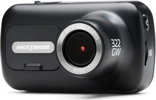 NextBase 322GW 1080P Windshield Car DVR, 2.5" Display with Adhesive Tape