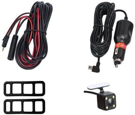 Factory 1080P Mirror Car DVR Set with Rear Camera, 4.3" Display with Clip