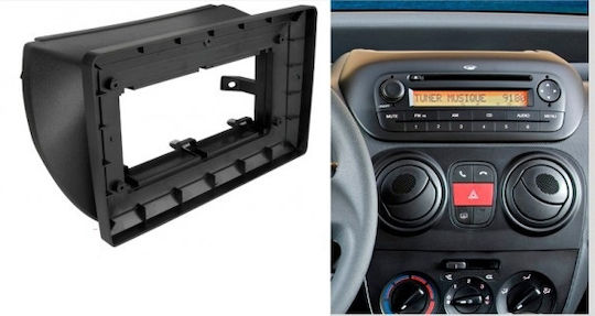 CARAV Industries Inc. Πρόσοψη 2 Din για Citroen Nemo Fiat Fiorino / Qubo Peugeot Bipper