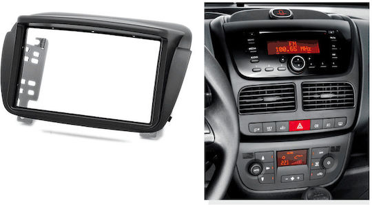 CARAV Industries Inc. DIN Fascia Panels 2 Din for Fiat Doblo Opel Combo