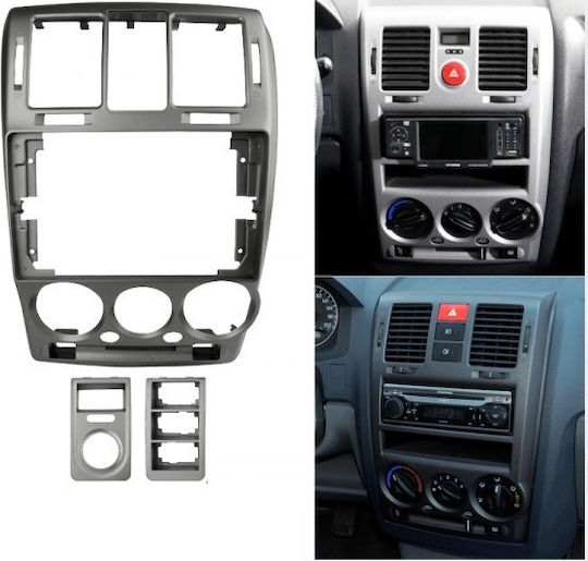 CARAV Industries Inc. DIN Fascia Panels 2 Din Compatible with Screen 9" for Hyundai Getz 2002 2009
