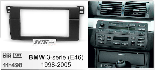 DIN Fascia Panels 2 Din for BMW E46 1999 - 2004 for BMW E46 1999 2004