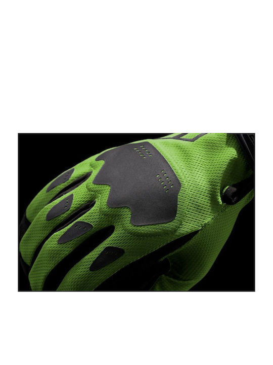 Icon Hooligan Herren Motorradhandschuhe Grün