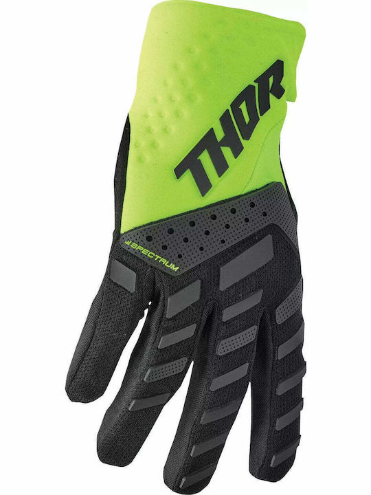 Thor MX Spectrum Καλοκαιρινά Ανδρικά Γάντια Μotocross Black/Acid