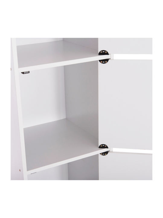 Ντουλάπι Δαπέδου Soriano Λευκό 40x41x157εκ.