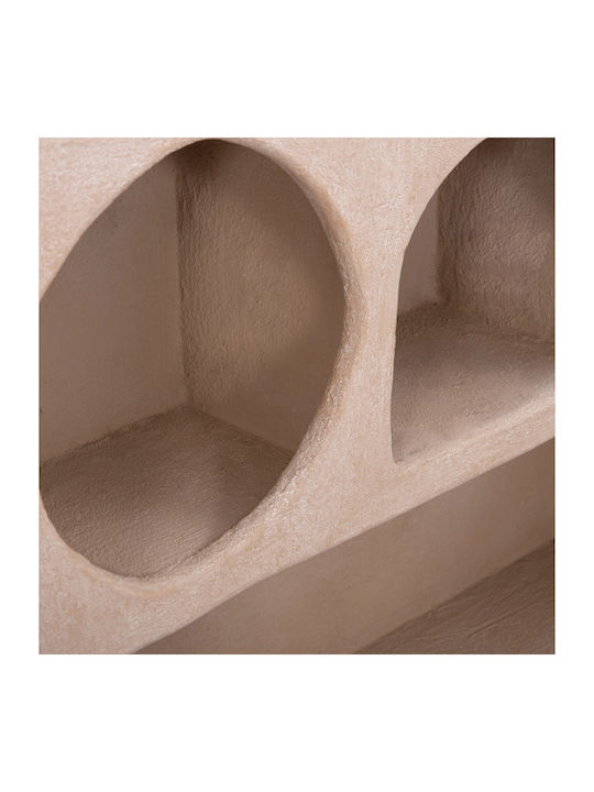 Home Markt Wall Shelf Series Santorini Hm18063.02 MDF Brown 120x18x60cm