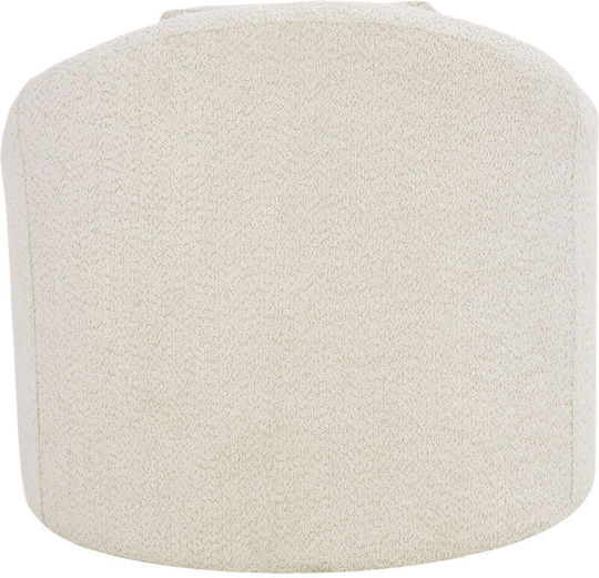 Softy Πολυθρόνα Περιστρεφόμενη Cream 80x80x77cm