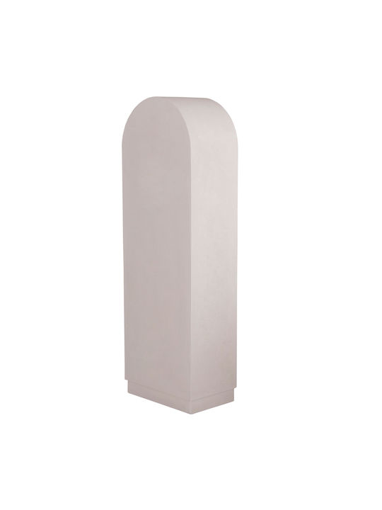 Bookcase Santorini Off-white-natural 60x38x178cm