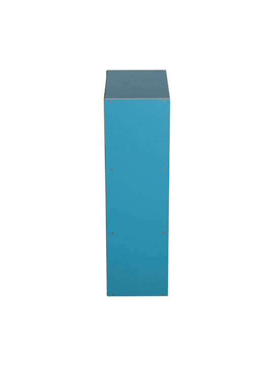 Shelf Wall Cubicon Blue-white 38.5x23.5x80cm