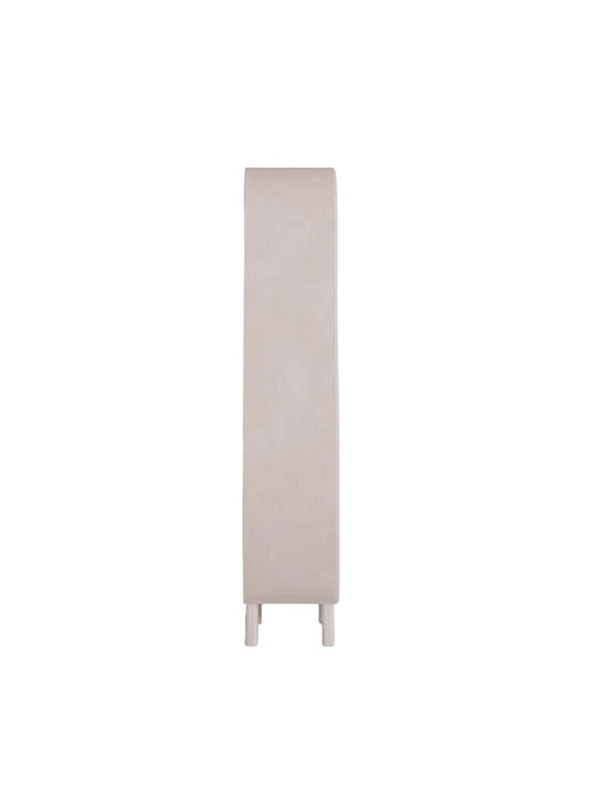 Bookcase Santorini Off-white 80x38x196cm