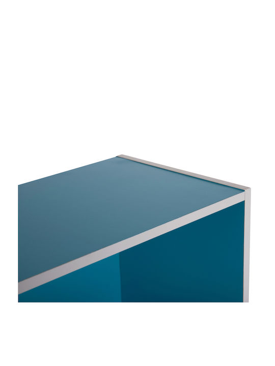 Shelf Wall Cubicon Blue-white 38.5x23.5x80cm