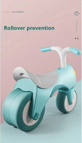 Lazarid Bicicletă de Echilibru pentru Copii Albastru deschis