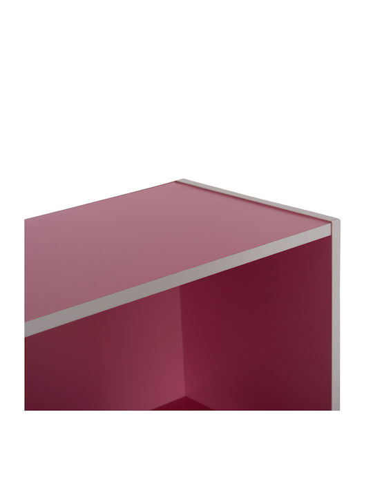 Shelf Wall Cubicon Pink-white 38.5x23.5x80cm
