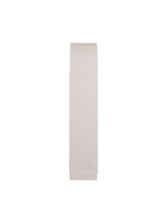 Bibliotecă Santorini Off-white-natural 80x38x188cm