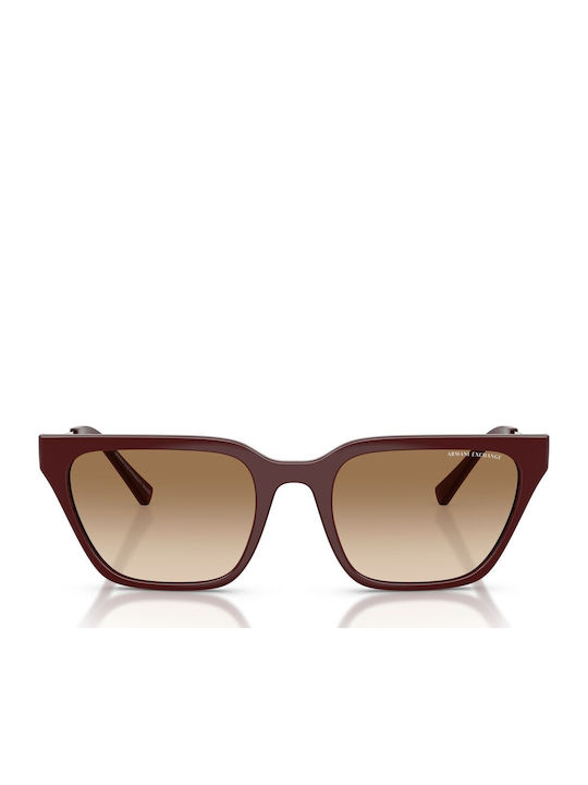 Armani Exchange Feminini Ochelari de soare cu Burgundy Cadru și Burgundy Lentilă AX4158SU 838389