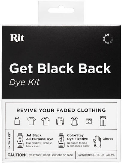 Rit Get Black Back Dye Kit